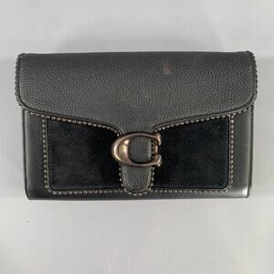 COACH Black Logo Leather Handbag Handbag & Leather Goods